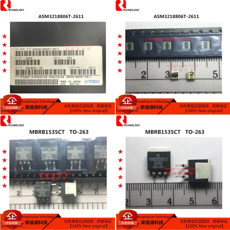 5 шт./лот MBRB1535CT TO 263 MBRB1535 1535CT E3/81 E3 ASM3218806T 2611 100% Новый оригинальный|Аксессуары для