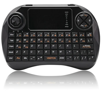 

VIBOTON X3 Universal Wireless 2.4G Keyboard Remote Controller for Raspberry Pi 3 Air Mouse with Presspad for PC,Pad,Android Lith