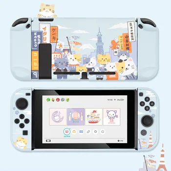 

Geekshare Nintendo Switch Osaka Cats Fun Design Cute Fairy League Hard Cover Back Girp Shell For Nintend Switch