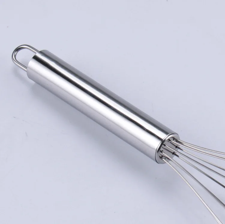 AMW Bakery Stainless Steel Eggbeater Manual Eggbeater 3-Piece Set