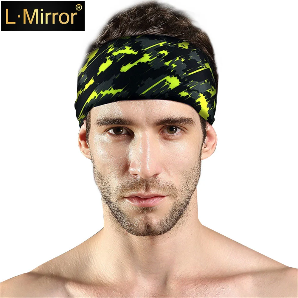 

L.Mirror 1Pcs Mens Women Headband Sweatband & Sports for Running Crossfit Working Out - Performance Stretch Moisture Wicking