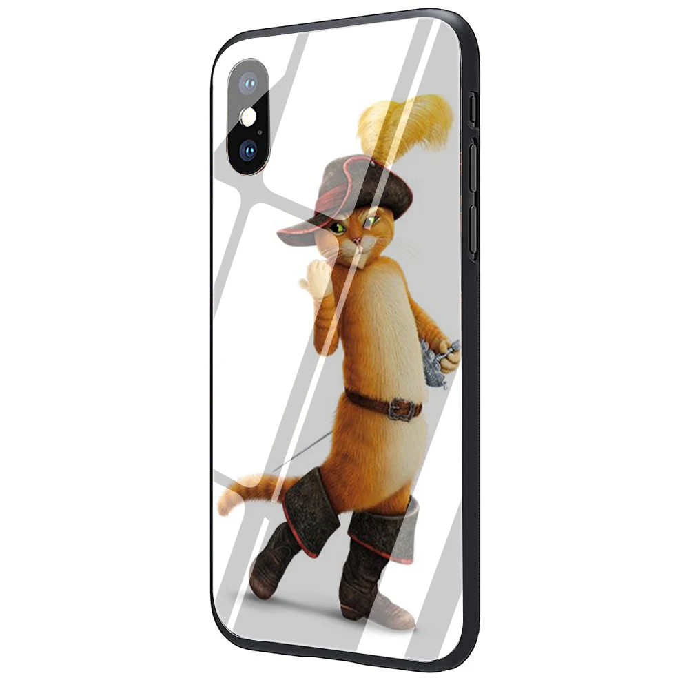 Чехол Shrek the Third из закаленного стекла для iPhone 5 5S 6 6s Plus 7 8 Plus X XR XS 11 Pro Max - Цвет: G12
