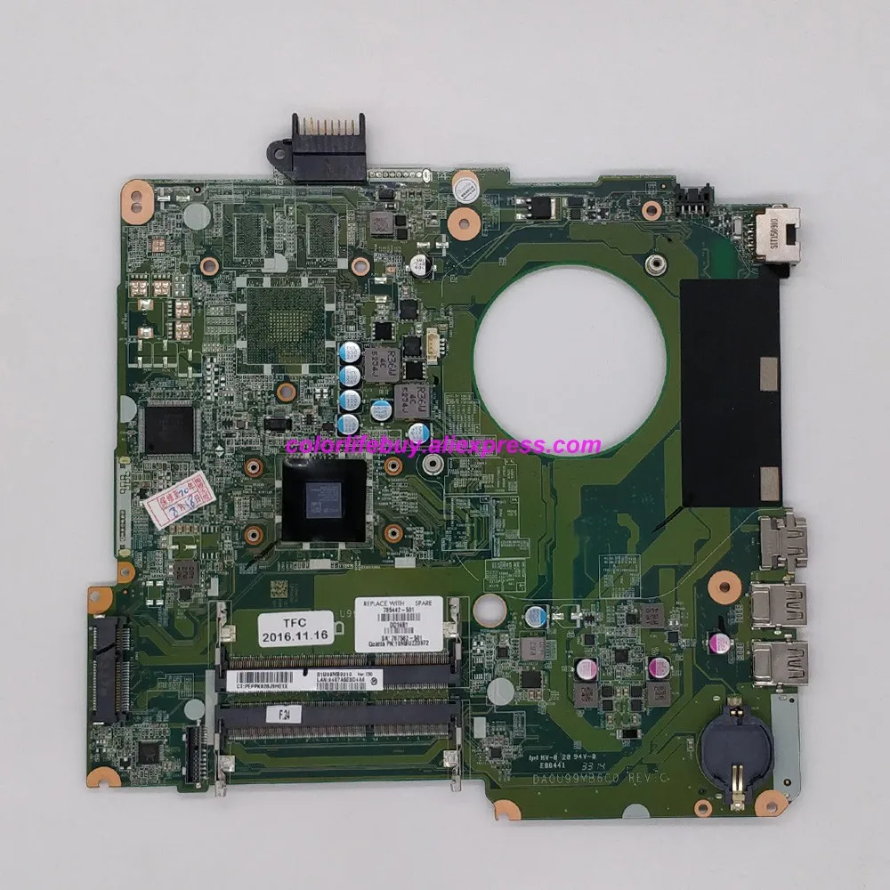 Подлинный ноутбук 785442 501 DA0U99MB6C0 REV:C UMA w A8 6410 для HP 15 F014WM F100DX F Series|Материнские платы