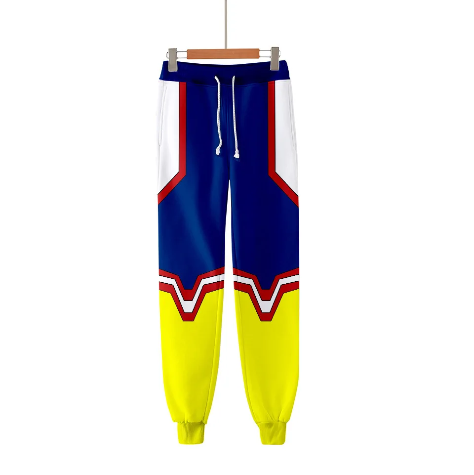 My Hero Academia Sweat Pants 3D Joggers Trousers Men/Women Clothing Hip Hop Pantalon Homme Sweatpants Cosplay Costume | Тематическая