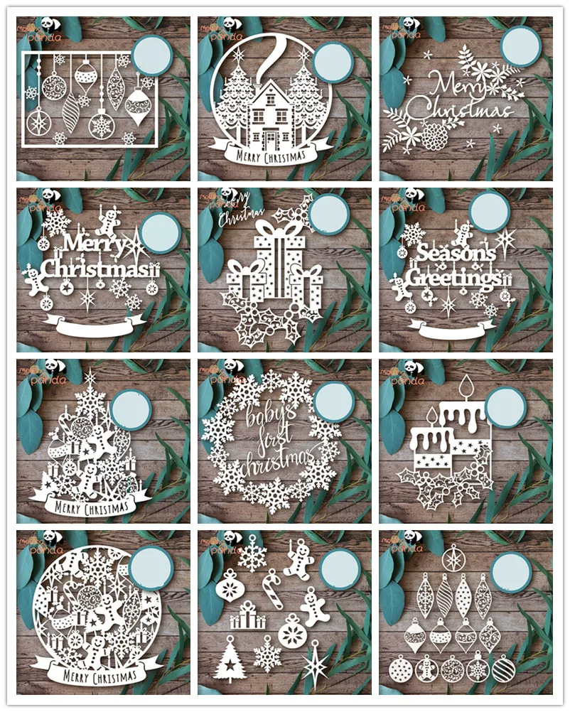 Christmas accessories Dies Cutting Metal Cutting for DIY Scrapbooking Craft Card Embossing Die Cut New Template