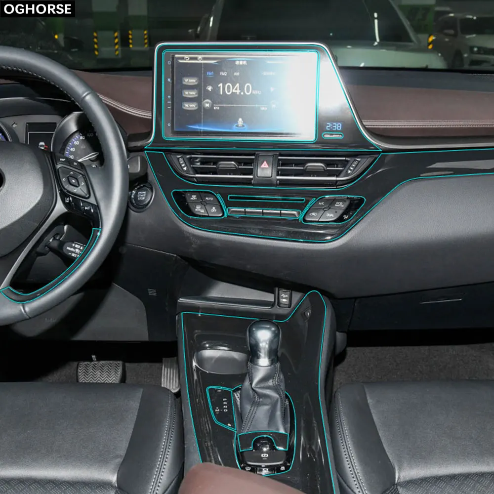 Car Interior Central Console Gear Shift Panel Stickers Cover Trim For - View #4