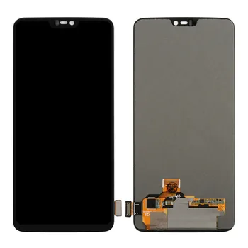 

100% 6.28"AMOLED/OLED/TFT Super For OnePlus 6 Oneplus 6 One Plus 6 LCD Display Screen+Touch Panel Digitizer Frame Replacement