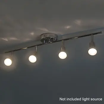 

Ceiling Light Led Pathway Easy Install Adjustable Decoration Sturdy 4 Heads Living Room Home Stainless Steel Spot Lamp Bright