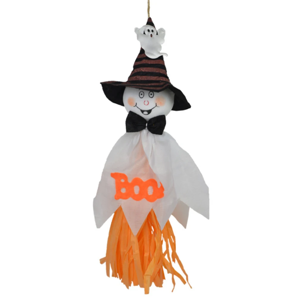 

3pcs Halloween Straw Ghost Halloween Party Festival DIY Decoration Hanging Door Pendants For Garden Living Room Ornaments New