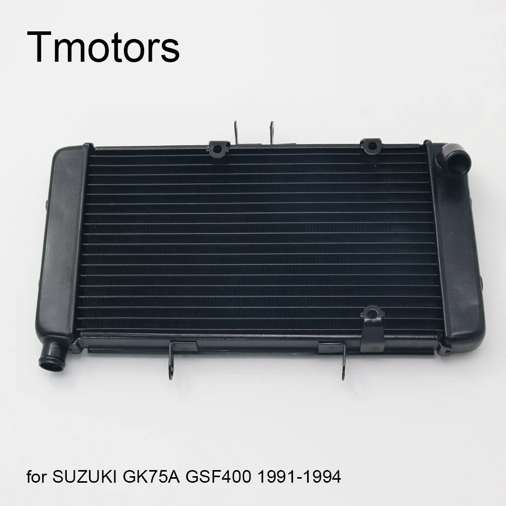 Радиатор охлаждения воды мотоцикла алюминиевый для SUZUKI GK75A 75A GSF400 1991-1994 GSF 400 91 92 93 94