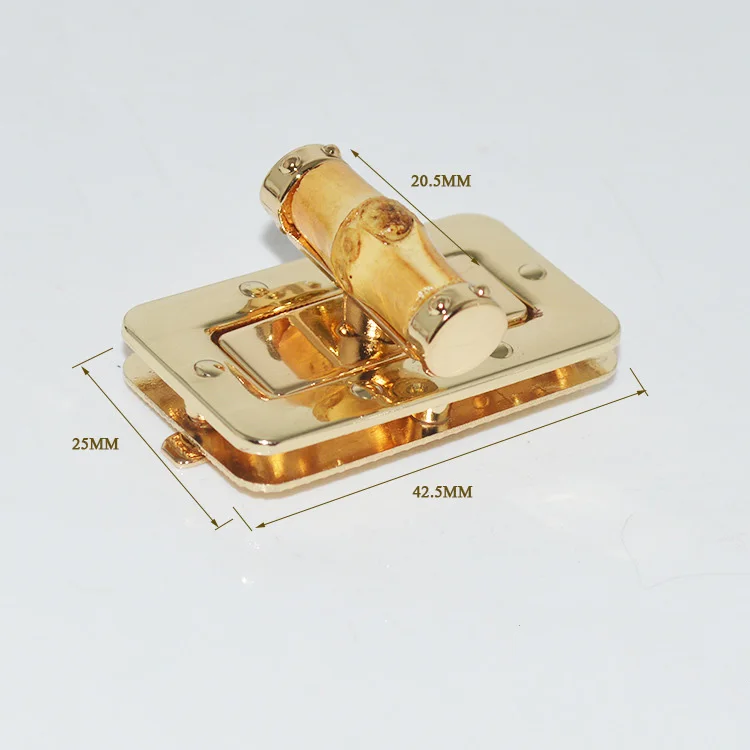42x25mm Meetee 2/4 шт. Для женщин сумка поворотные замки металлический замок оснастки для застежки для женской сумки застежка DIY, иных металлических пряжки Аппаратные аксессуары E6-16 - Цвет: 42x25mm