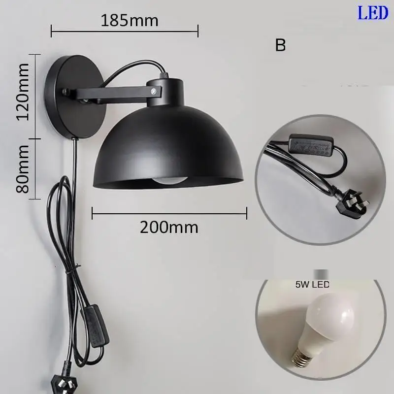 Декор Industrieel Lampen Современные хрустальные люстры для дома Lampara De Pared интерьер Wandlamp аппликация Murale стены Спальня светильник