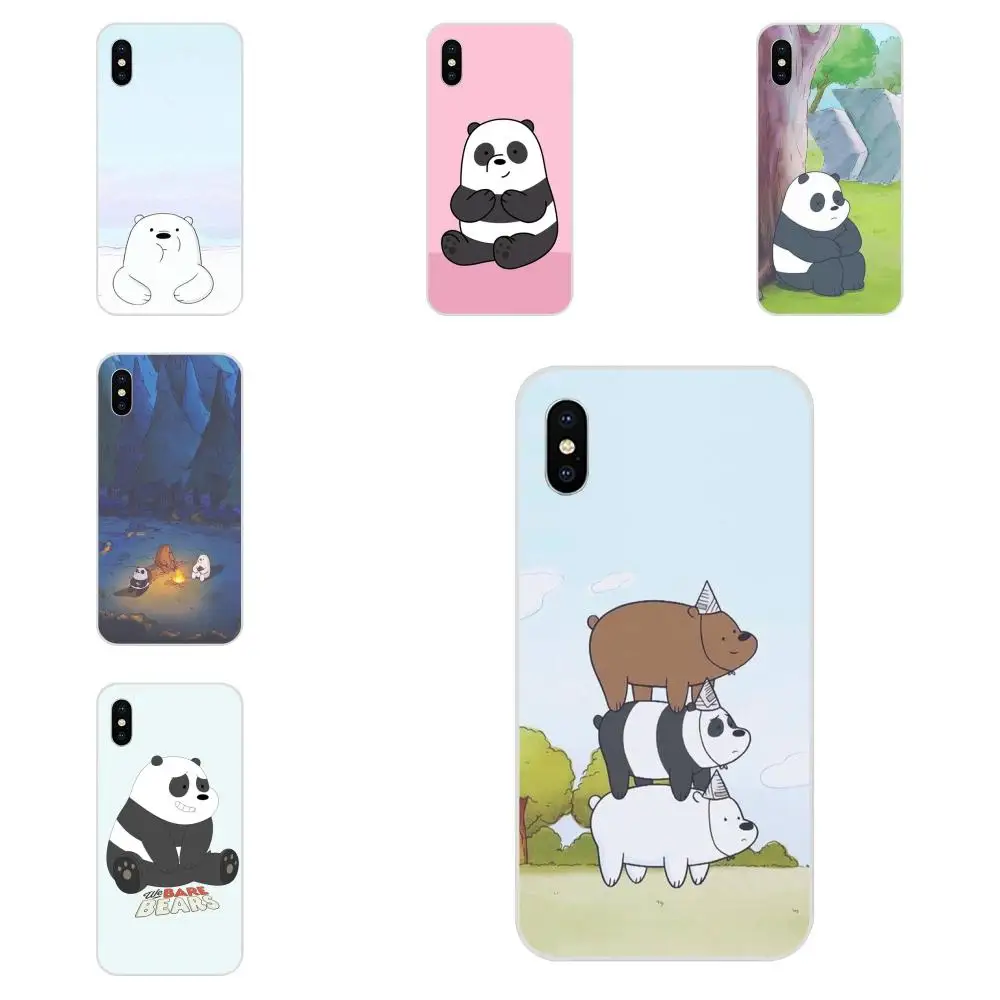 

For Huawei Honor 4C 5A 5C 5X 6 6A 6X 7 7A 7C 7X 8 8C 8S 9 10 10i 20 20i Lite Pro TPU Cover Case Cute Dinosaur We Bare Bears