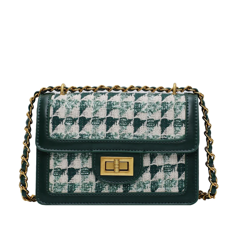 

Luxury Handbags Women Bags Designer For Women 2019 Bag Women's Flip Bolsa Palha Clutch Laydies Bolso Mujer Cotton linen Plaid