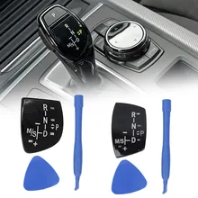 Автомобиль Shift ручка панель шестерня кнопка крышка эмблема M производительность Shift наклейка для BMW X1 X3 X5 X6 M3 M5 F01 F10 F30 F35 F15 F16 F18
