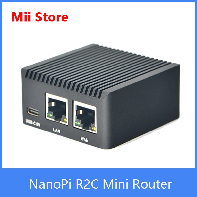 Мини-роутер FriendlyElec NanoPi R2C Rockchip RK3328 1 ГБ DDR4 ОЗУ двойной гигабитный Ethernet-порт с новым