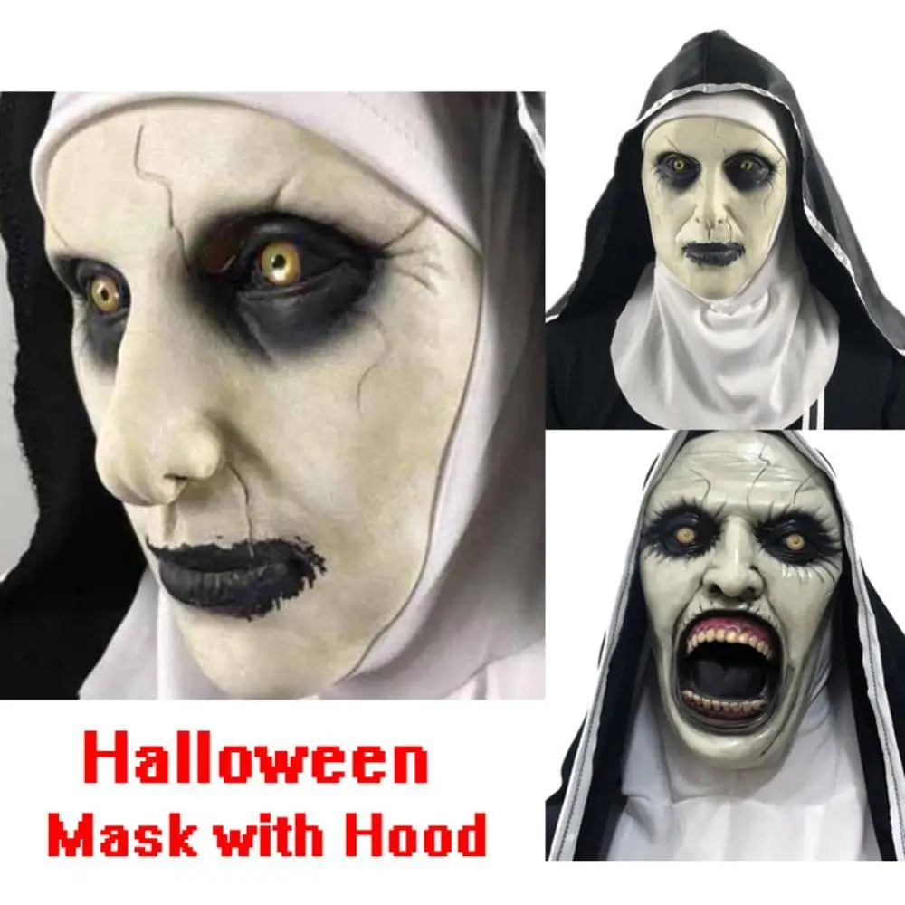 

Halloween Mask Halloween Zombie Mask Realistic Masquerade Props Grudge Ghost Hedging Zombie Mask Scary Mask Long Hair Ghost