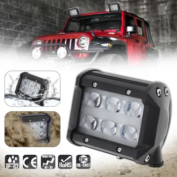 

1pcs 4 Inch 30W 6000LM Offroad Car LED Work Light with Two Rows light Bars for Off-road Car Pickup Wagon LED Work Lamp