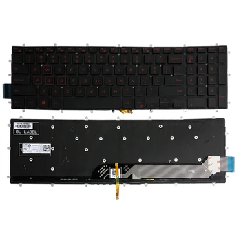 

FOR Dell DELL G3 3579 3779 G5 5587 G7 7588 Keyboard RED Backlit US No Frame