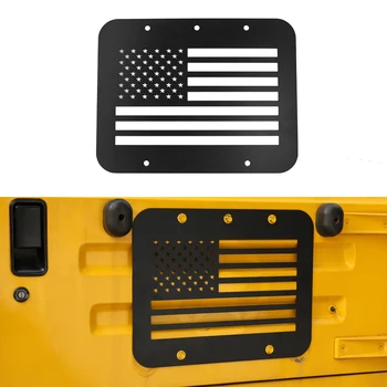 

USA Flag Car Rear Door Tailgate Exhaust Opening Air Outlet Vent Cover For Wrangler TJ 2007-2016 Car-styling Car-covers