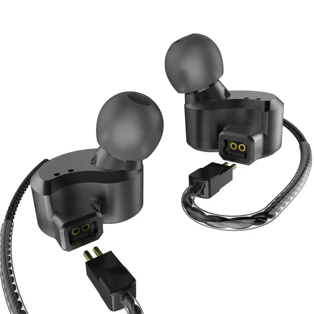 BQEYZ KB1 Triple Drivers In Ear Sport Game Earphone HiFi Stereo Monitor 0.78mm Detachable Cable with Microphone 2