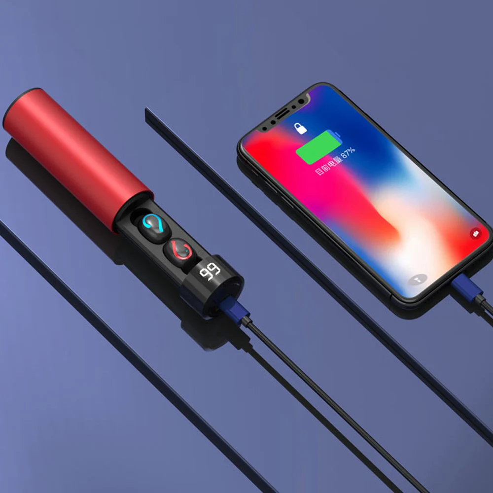 3500 мАч Bluetooth беспроводная гарнитура стерео наушники водонепроницаемые с