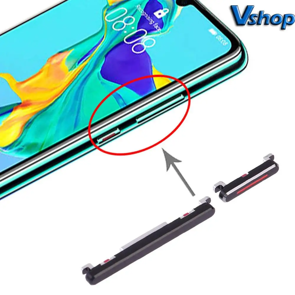 Кнопка питания на хуавей где находится Repair Parts For Huawei P30 Power Button And Volume Control Button For Huawei P3