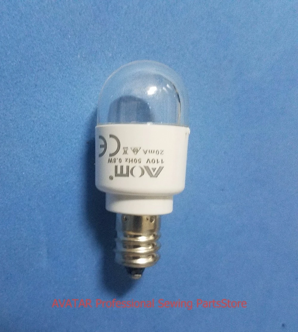 E12 E14 E15 110 V/220 V 0.8W 50 60Hz ménage machine à coudre ampoules  ampoule lampe pour chanteur juki pfaff janome brother acme | AliExpress