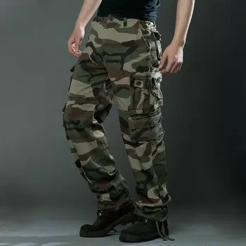 

Men's Cargo Camo Casual Pants Tactical Combat Work Pants Trousers