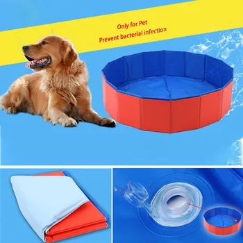 

Cat Dog Bathing Pool PVC Foldable Shower Dog Pool Tub Bathtub Swimming House for Large Small Dogs Portable Pet Cleaning Supplies