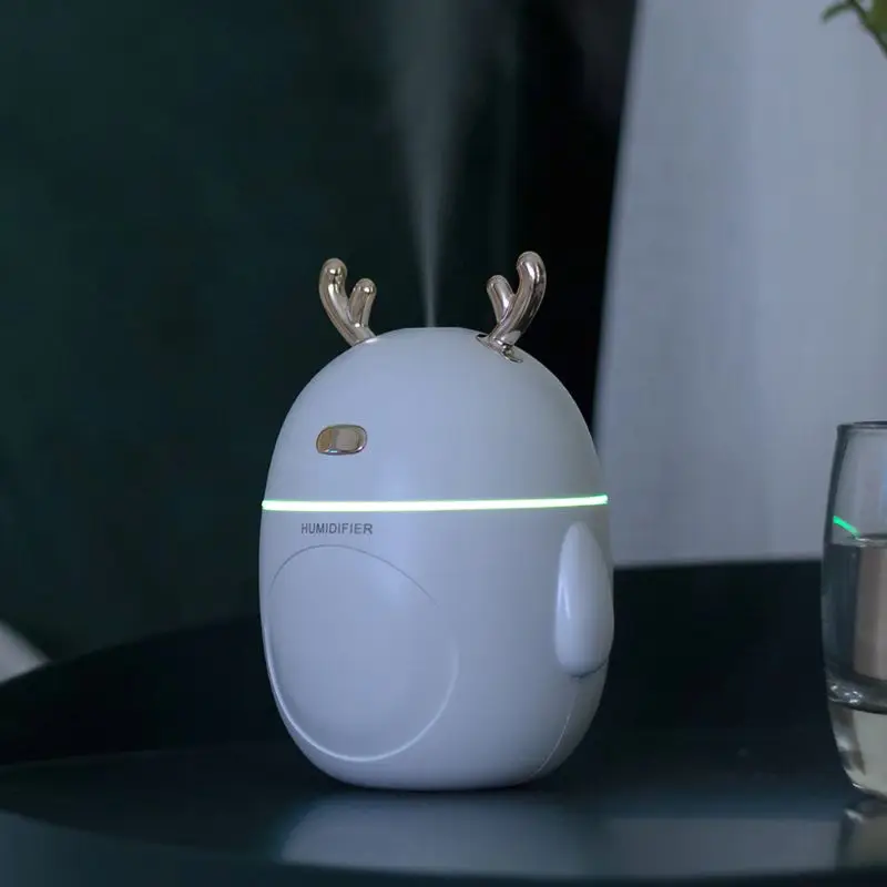 Deer Penguin Night Light Air Humidifier Aroma Essential Oil Diffuser USB Fogger Mist Maker LED Lamp Home Decor 320mL New 2019
