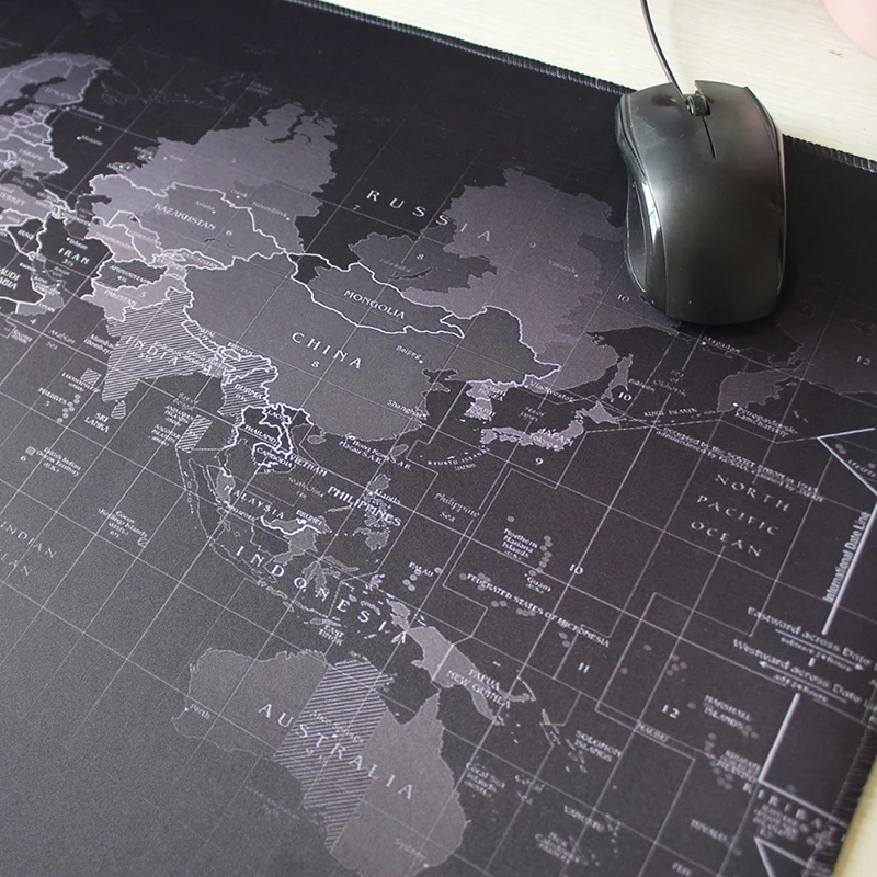 Большой размер 900x400x3 мм карта мира коврик для мыши Скорость Расширенный игровой коврик для мыши подставка для ноутбука Анти-качающаяся прошитая рама мат долговечность