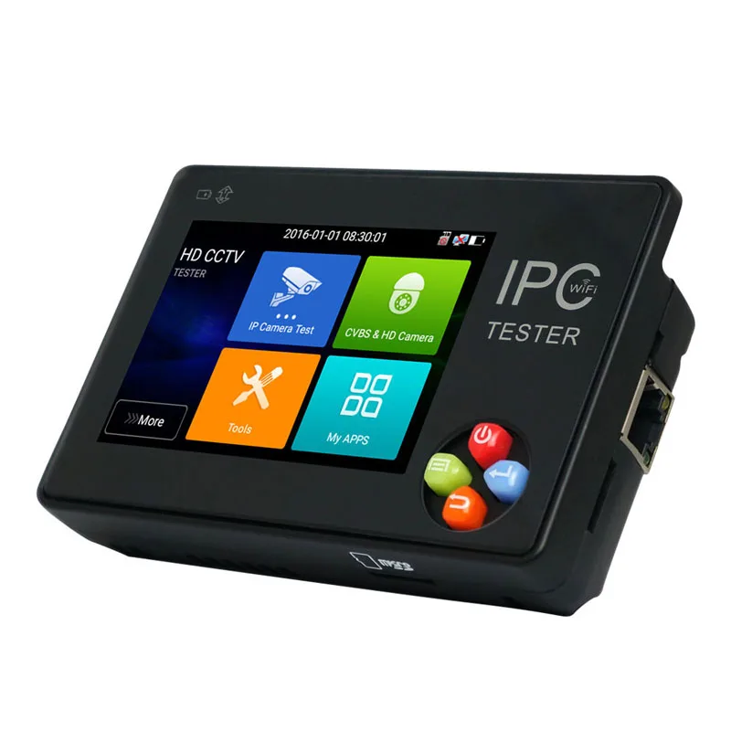 

Hot saleCCTV Tester Portable 3.5 Inch TFT-LCD Touch Screen Wrist Multifunction IP Camera Tester Support ONVIF PTZ WIFI IPC-1600