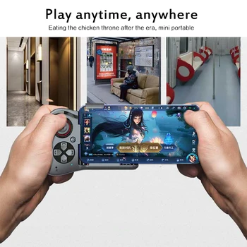 

1pc Wireless Bluetooth Gamepad For Android IOS Mobile Phone PUBG Game Pad For MOCUTE-059 Rechargeable Game Handle One-handed