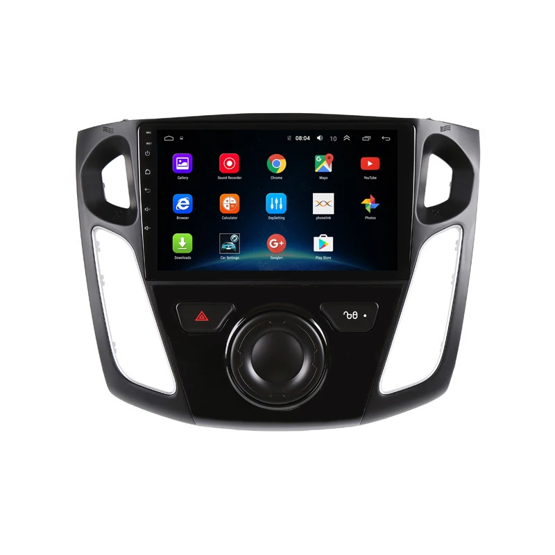 Cheap 9" Android 9.1 Car DVD Multimedia Player GPS For Ford Focus 2012 2013 2014 2015 audio car radio stereo navigator wifi 19