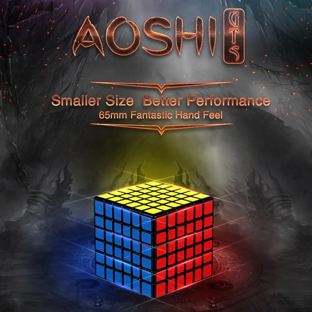 Новое поступление Moyu Aoshi GTS 6x6 волшебный куб головоломка с быстрым кубом игрушка для обучения мозгу