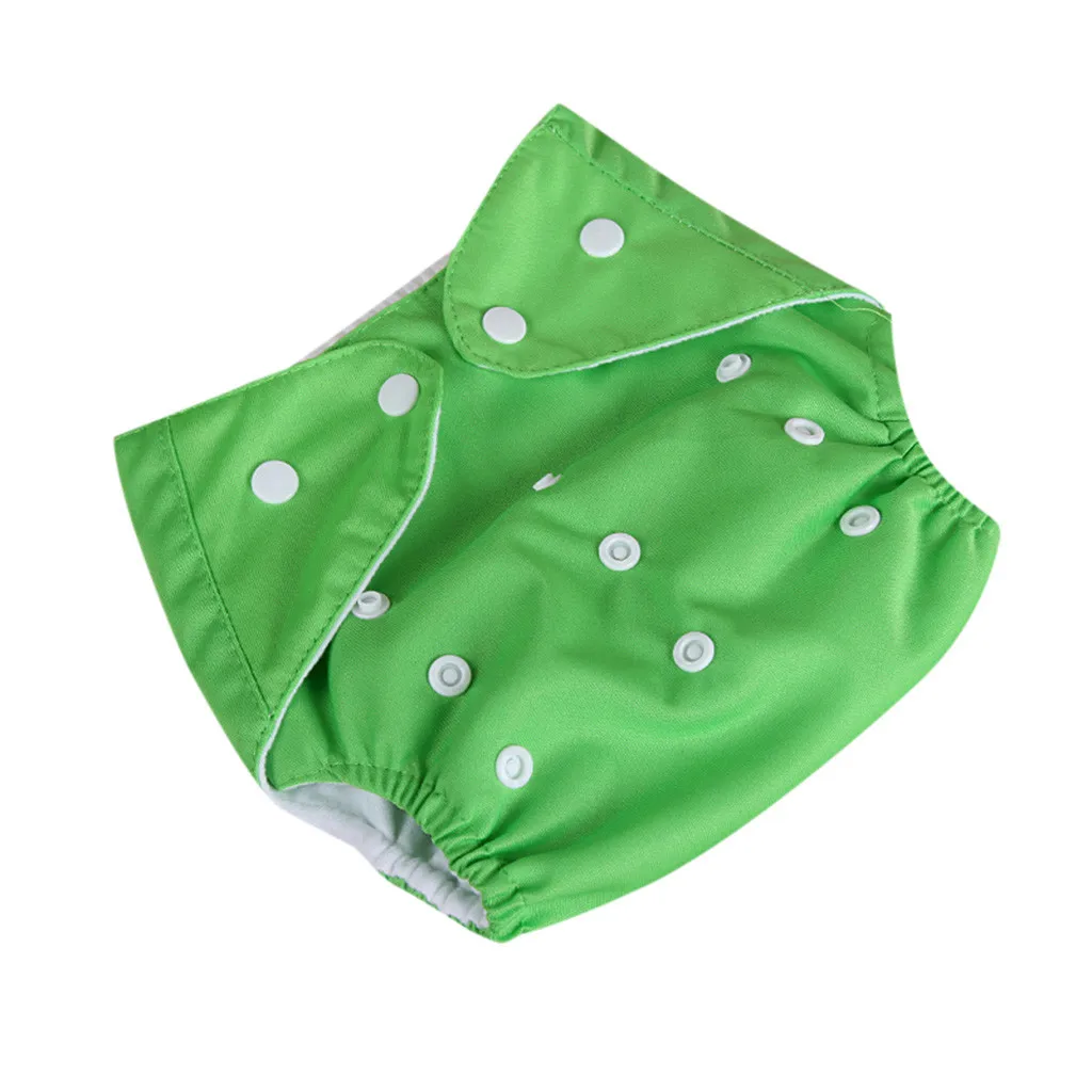 Подгузники для новорожденных; тканевые Многоразовые трусы для младенцев; моющиеся сетчатые детские подгузники; дышащие детские спортивные штаны для унитаза - Color: Green