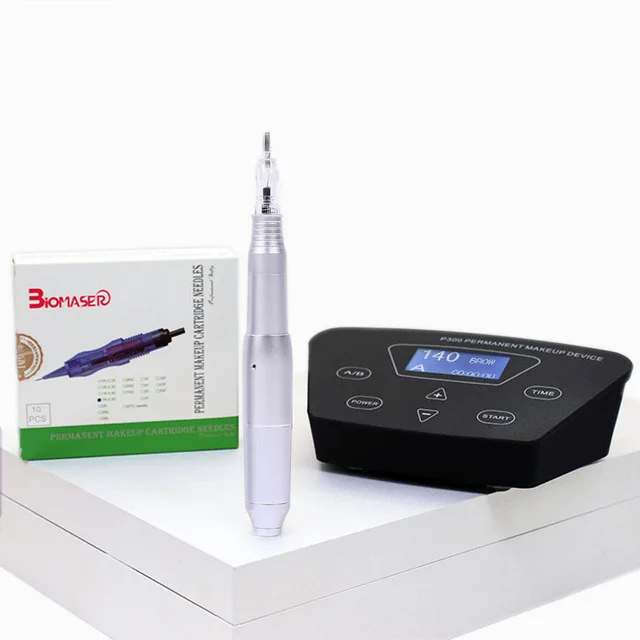 

BIOMASER Eyebrow Permanent Makeup Machine Tattoo Kits Professional Rotary Permanent makeup Pen Eyebrow Eyeliner Lip Tattoo Set