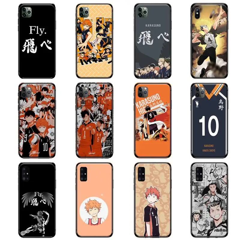 

Haikyuu Hinata attacks Anime Phone Case for iPhone 11 12 pro XS MAX 8 7 6 6S Plus X 2020 XR mini