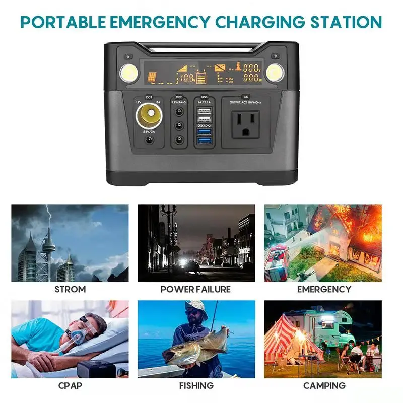 Off Grid 300W Solar Home System with 280WH battery and 12.75V solar panel for Small Home Electricity Use