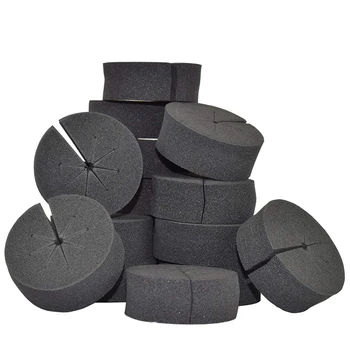 

50 Pieces of Cloning Collar Bushing Seedlings Vegetable Planting Sponge Block Soilless Hydroponics Planting Sponge