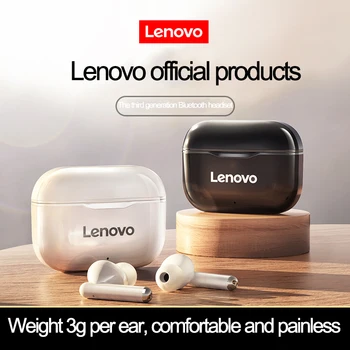 

Lenovo LP1 True Wireless Bluetooth Sports Running Earphone In-ear Suitable For Apple Android Long Standby With Noise Reduction