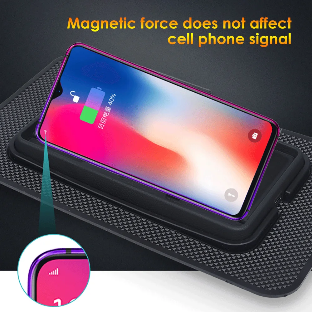 Автомобильное беспроводное зарядное устройство AOSHIKE QI 10 Вт 7 5 для iPhone 11 Pro XS Max Samsung