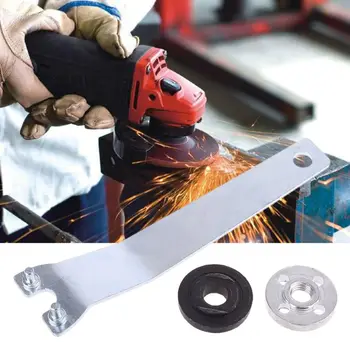 

3pcs 10cm Metal Grinder Wrench Spanner Lock Nut Flange Angle Wrench Spanner Tool