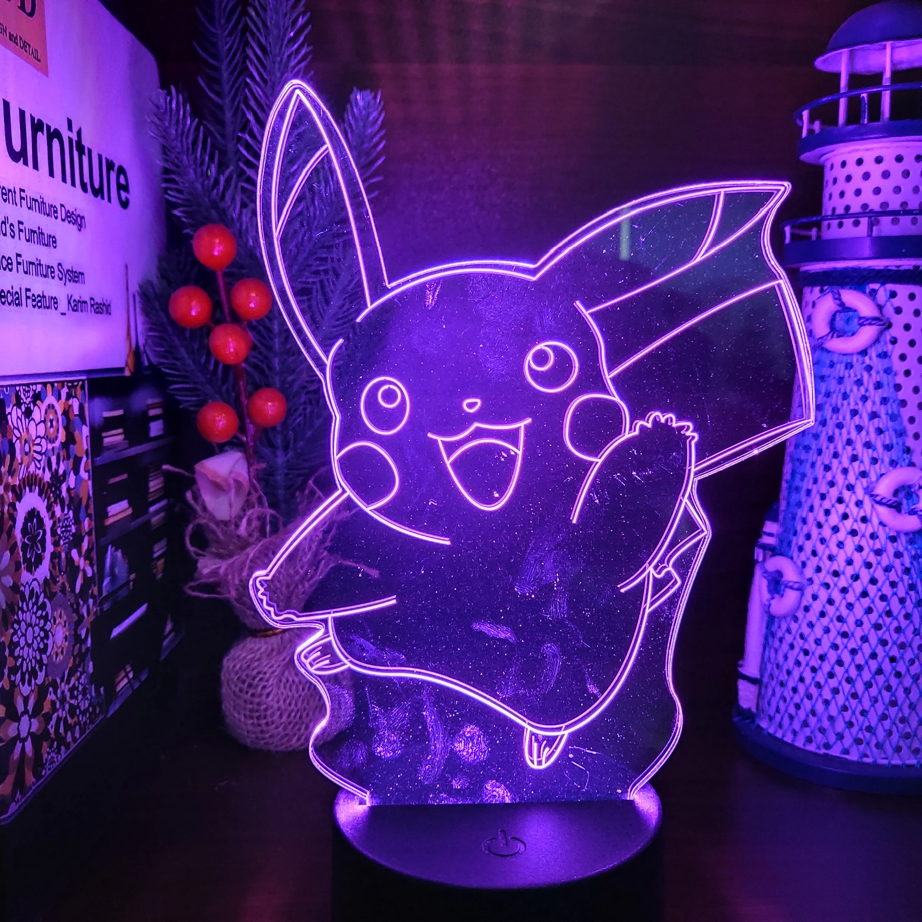 kontoførende operatør træt af Pokemon 3d Lamp Night Lamps | Night Light Pokemon Pikachu | Pikachu 3d Led  Night Light - Night Lights - Aliexpress