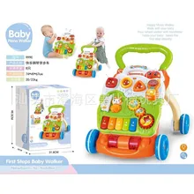 Детские игрушки, пластиковые игрушки для младенцев, детские игрушки для детей раннего возраста, обучающая игрушка, ходунки, игрушка на колесиках