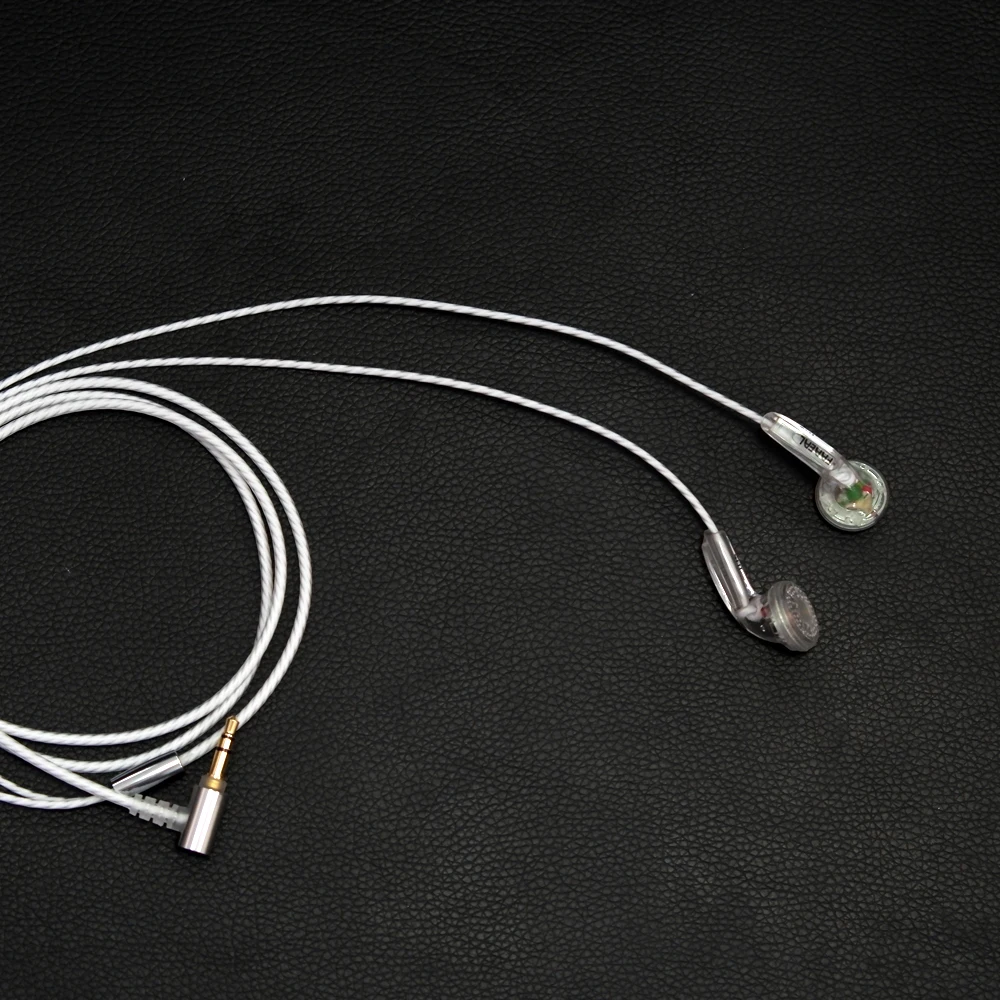 FAAEAL IRIS Transparent Shell 32ohm In Ear Flat Head Earbuds HiFi Bass Sound Quality Earphone For Xiaomi/Huawei/iphone