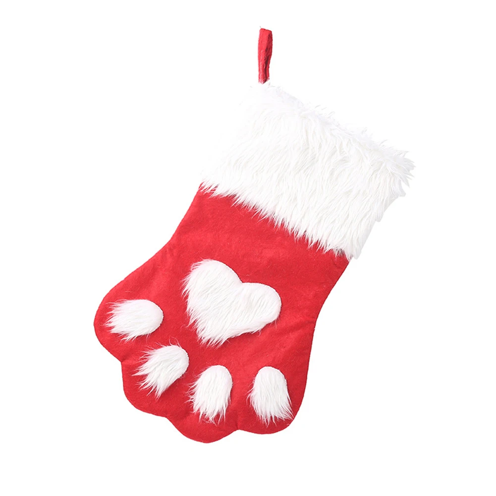 

Gift Bag Hanging Home Non Woven Fabrics Tree Decorations Santa Claus Candy DIY Pendant Christmas Stockings Holiday Festival Mini