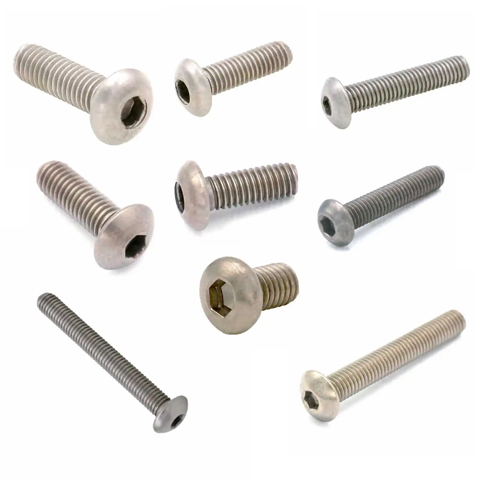 Гнездовая головка из чистого титана LOT20 M3x0.5/M4x0.7/M5x0.8/M6x1 TA2 GR2, болты с шестигранной головкой, болты с защитой от коррозии кислотами