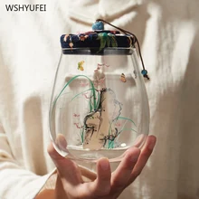 Прекрасно впитывают влагу, герметичное уплотнение стекла Прозрачная защитная крышка кофе в зернах конфеты печенье коллекция бак для хранения кухня стеллаж для хранения украшения